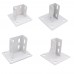 3030 3060 4040 4080 4545 5050 Aluminum Extrusions Square Foot Connector Cup Ground Fence Guardrail Base Accessories