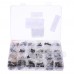 Suleve MXAH1 1060Pcs Alloy Steel 10 9 Grade Hex Socket Button Round Head Screws Bolt Assortment Kit M2 M3 M4 M5