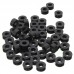 Suleve 200Pcs Flat Nylon Washer Black Round Spacer Washer Standoff Fastener Hardware 7 3 L