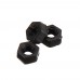 Suleve M3NP3 500Pcs M3 Nylon Screw Bolt Black Round Cross Screw Hex Nut Spacer Nylon PCB Assortment