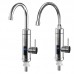 Household Kitchen Electric Hot Water Fauce EU Plug  Style  Stainless Steel Universal Pipe Type