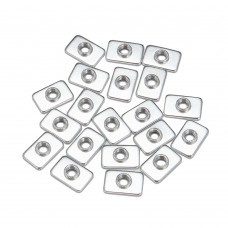 Machifit 20pcs M3 Steel Zinc Plated Tee Nuts for 2020 V  slot Aluminum Profiles Extrusions