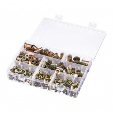 Suleve MXZN7 300Pcs Mixed Steel Rivet Nut Rivnuts Blindnuts Nutserts M3  12mm Nut Insert Rivet Assortment Kits